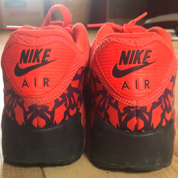 nike air max 90 neon orange